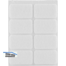 Filzgleiter 36 x 22 x 3 mm selbstklebend wei�