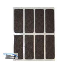Filzgleiter 44 x 16 x 3 mm selbstklebend braun