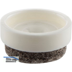 QuickClick Einsatz ULTRASOFT zum Aufdr�cken � 17 mm, Kunststoff wei�