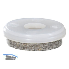 QuickClick Einsatz ULTRASOFT zum Eindr�cken � 20 mm, Kunststoff natur