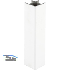 VOLPATO Sockelblenden-Au�enecke 90� 100 mm Kunststoff wei� hochglanz