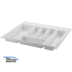 VOLPATO Besteckeinsatz Serie 72 KB 600 mm Kunststoff Wei�