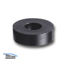 Abstandhalter, � 20 mm, Bohr � 10 mm, L�nge 5 mm, Hart-PVC schwarz