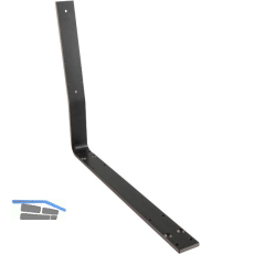 SIMAUSROM Bankkufen-Traverse mit Lehne Schwarzstahl schutzlackiert