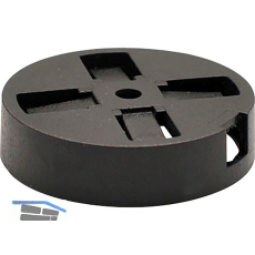 QuickClick Basisteil Duo zum Ausgleichen von Bodenunebenheiten, � 30 mm, schwarz