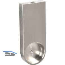 SIMAUSROM Schrankrohrlager Endst�ck rund 25 mm Edelstahl