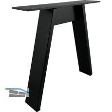 SIMAUSROM Bankkufe A-Form Breite 450 mm Stahl schwarz lackiert