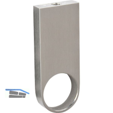 SIMAUSROM Schrankrohrlager Mittelst�ck rund 25 mm Edelstahl