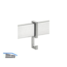 Kleiderhaken Nano Edelstahl geb�rstet