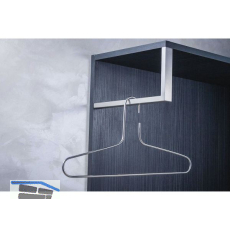 Cato Garderobenb�gel B:300mm, H:150mm Edelstahl geb�rstet