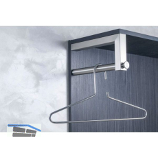 Garderobenb�gel Tora ausziehbar Breite 300 mm, H�he 150 mm, Edelstahl geb�rstet