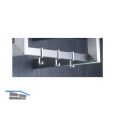 Edelstahlrohr Nano L�nge 600 mm, 25 x 10 mm, Edelstahl geb�rstet