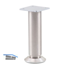 Dekorfu� Fu� � 30 mm, L�nge 120 mm, +10mm, Fu�teller, Aluminium geb�rstet