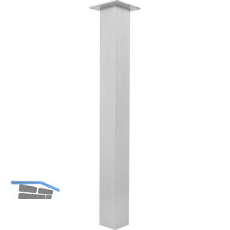 SIMAUSROM Tischfu� 70 x 70 x 720 mm Aluminium geb�rstet