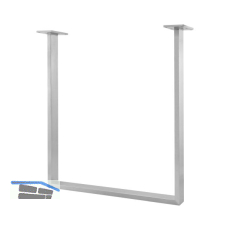 SIMAUSROM Tischkufe Regular Slim Edelstahl geb�rstet