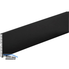 VOLPATO Sockelblende H: 120 mm L: 4000 mm Kunststoff schwarz matt