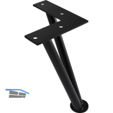 SIMAUSROM Haarnadelfu� 180 mm Stahl schwarz