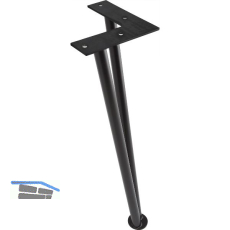 SIMAUSROM Haarnadelfu� 360 mm Schwarzstahl