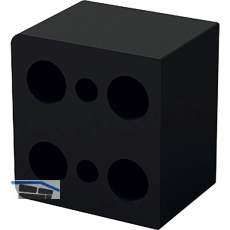 DISTACUBE� Distanzklotz 25 mm, Aluminium Carbonschwarz