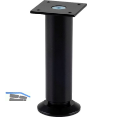 Dekorfu� Fu� � 30 mm, L�nge 120 mm, +10mm, Fu�teller, Aluminium schwarz matt