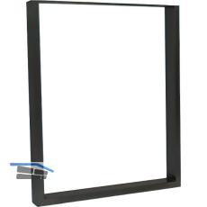 GRIMME Tischkufe Rechteck 580 x 710 mm, Stahl schwarz