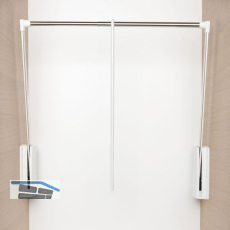 SERVETTO Kleiderlift Junior 600 - 1000 mm wei�/verchromt