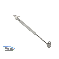 Hochstellst�tze Ella f�r Holz+ Alurahmenprofil breit Tragkraft 5kg silberfarbig