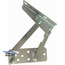 POHL Truhenbankbeschlag EW-421 ohne Gasdruckfedern,Stahl blau verzinkt