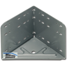 Bettwinkel STANDARD, 115 x 133 x 115 mm, Stahl silbergrau