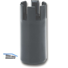 Abst�tzfu�-Verl�ngerung, erh�ht um 50mm, Kunststoff schwarz