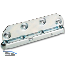 Verbindungsbeschlag mit 3 Haken, Einbauh�he 130, Stahl verzinkt