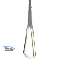 SERVETTO Kleiderlift Junior Zugstangengriff Bell transparent