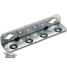 Winkel-Bettschiene SYSTEM 32, L 130, Stahl verzinkt