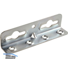 Winkel-Bettschiene REFORM, L 118, LINKS+RECHTS verwendb., Stahl blau verzinkt