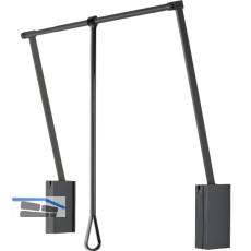 SERVETTO Kleiderlift 3T 750 - 1100 mm Kunststoff/Stahl anthrazit