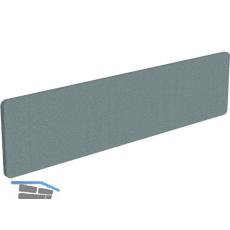 Akustikpaneel Mira board 1600 x 387 mm, Forecast grau