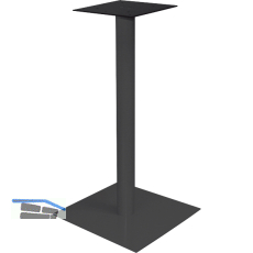 SOLIDO Plattenstehtischgestell Pegasus E - Stahl schwarz beschichtet