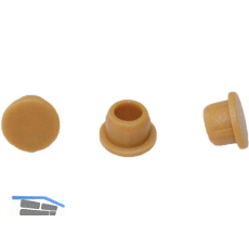 LAMELLO Clamex Abdeckkappen, Kunststoff RAL 1011 braunbeige, Buche, VPE 100