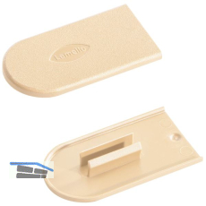 LAMELLO Cabineo Abdeckkappe, Kunststoff RAL 1015 hellelfenbein, VPE 100