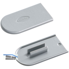 LAMELLO Cabineo Abdeckkappe, Kunststoff RAL 7040 fenstergrau, VPE 2000