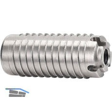 LAMELLO Invis Mx2 Eindrehmutter �12x30, Zinkdruckguss