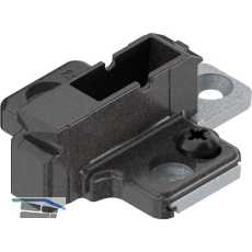 BLUM CLIP ONYX Kreuzmontageplatte, Zink, Schrauben, Distanz 9 mm