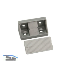 Schrankverbinder Universal, 21 x 21 x 44 mm, Kunststoff silber RAL 9006