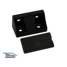 Schrankverbinder Universal, 21 x 21 x 44 mm, Kunststoff schwarz