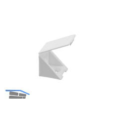 HENKE Schrankverbinder Corner 3, mit Klappe und 2 Senkbohrungen � 4,5 wei�
