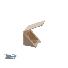 HENKE Schrankverbinder Corner 3, mit Klappe und 2 Senkbohrungen � 4,5 beige