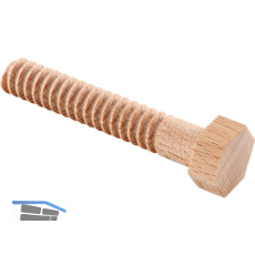 JOWE 6-Kant Gewindeschraube 15x100mm, Gewindel�nge 80mm