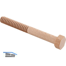 JOWE 6-Kant Gewindeschraube 15x150mm, Gewindel�nge 80mm