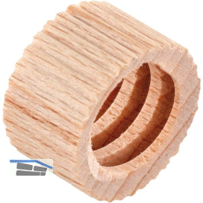 JOWE Mutter rund geriffelt 20x12mm, Gewinde 15mm