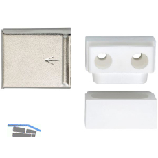 Schrankverbinder KM 270, 34 x 30 x 19 mm, Kunststoff wei�